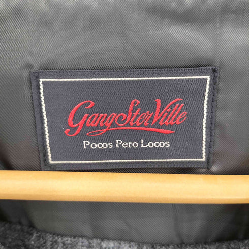ギャングスタビル GANGSTERVILLE LOCOS L/S CHECK SHIRTS ウール チェック L/S シャツ メンズ import:L